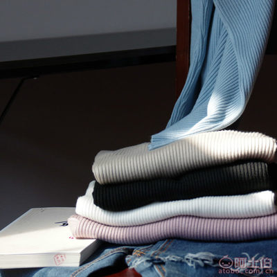 【新款坑條套頭日式針織T恤廠家直銷半高領優(yōu)雅氣質(zhì)修身女士針織衫】長沙市開福區(qū)專衣服裝廠 - 產(chǎn)品庫